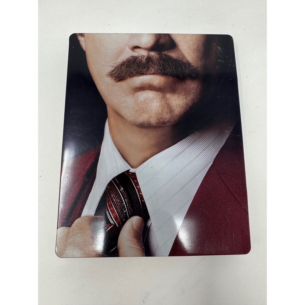 Anchorman 1 & 2 Blu-ray Steelbook The Rich Mahogany Edition 4-Disc Set Movie